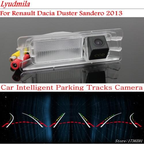Lyudmila FOR Renault Dacia Duster Sandero 2013 Car Intelligentized Backup Reversing Camera Rear View / Dynamic Guidance Tracks