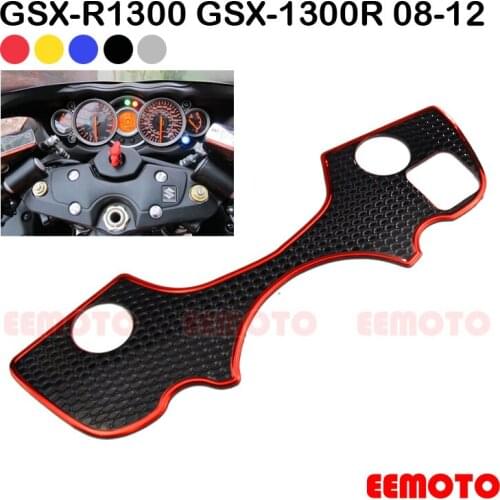 Motorcycle Motorbike Pad Triple Tree Top Clamp Upper Front End Decals Stickers For SUZUKI GSXR 1300 K8 K9 2008-2012 2011 2010