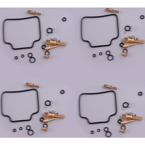 4 Sets Carburetor Repair Floating Needle Kits Accessories Motorcycle Fit For Honda CB700SC Nighthawk 1984 1985 1986