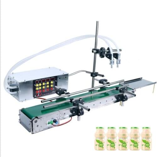 Automatic Desktop Perfume Filler Water Liquid Filling Machine With Conveyor 110V-220V