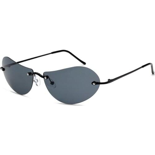New Fashion Cool The Matrix Neo Style Polarized Sunglasses Ultralight Rimless Men Driving Brand Design Sun Glasses Ocul