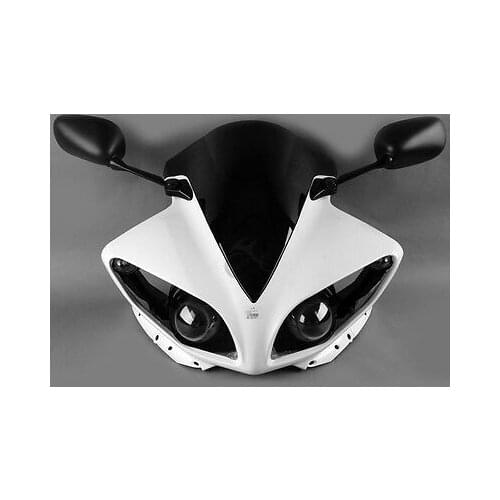 Motorcycle ABS Upper Fairing Cowl Combo For Yamaha YZF R1 YZFR1 YZF-R1 2009-2011 10