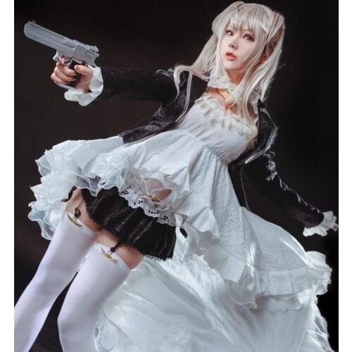 [Customized] Anime Girls Frontline Desert Eagle Gorgeous Lolita Dress Cosplay Costume Women Halloween Free Shipping 2019 New