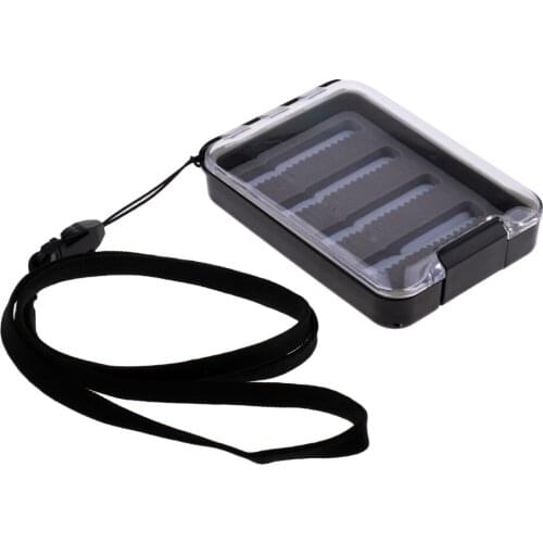 Size Waterproof Fly Fishing Box Lure Bait Flies Storage Case Fly Box