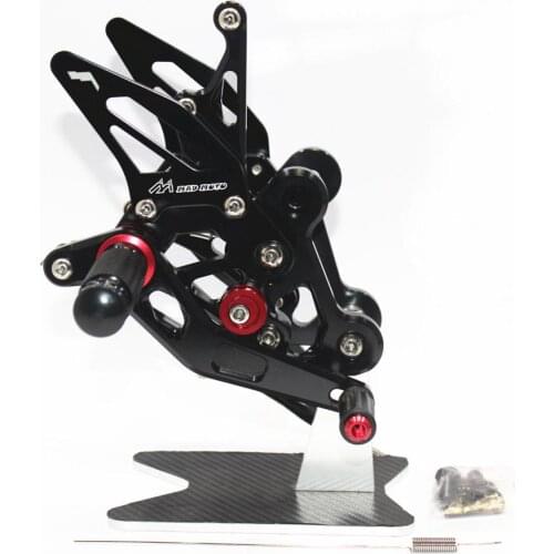 For Suzuki Naked GSR750 GSXS750 GSX-S750 2011-2014 2015 16 17 CNC Adjustable Footrests Foot Pegs Rider Rearsets Foot Rest Pedal