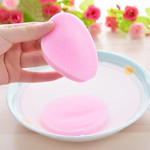 12Pcs/Bag Cosmetic Puff Compressed Cleansing Sponge Facial Cleanser Washing Pad Foundation Powder Cosmetic Puff Sponge Puff
