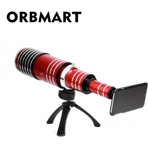 ORBMART 80X Optical Zoom Telescope Telephoto Len Mobile Phone Lens For Apple iPhone 7 8 Plus X iPhoneX