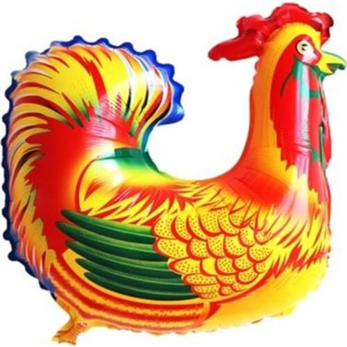Animal COCK Chicken Foil Balloon Birthday Party Decorations Children Inflatable Toys Christmas Party Suppliers Air Balls