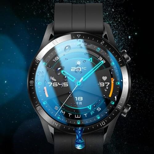 Full Coverage Protective Film Cover for Huawei Watch GT2 46mm 42mm Anti Scratch Anti Fingerprint Full Screen Protector