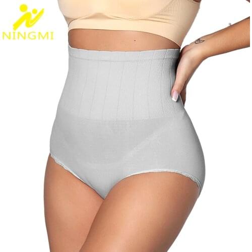 NINGMI Women Body Shaper Tummy Waist Trainer Underwear Postpartum Body Sculpting Butt Lifter Tummy Control Panties Shapewear