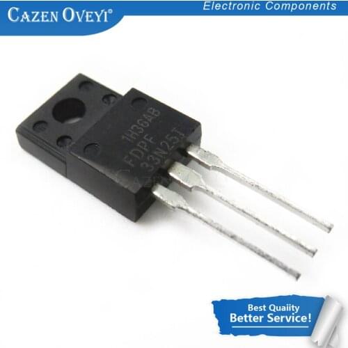 10pcs/lot FDPF33N25T FDPF 33N25T TO-220F In Stock