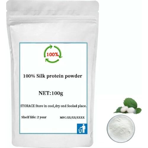 100% Silk protein powder skin care cosmetic grade Deep whitening long-term moisturizing
