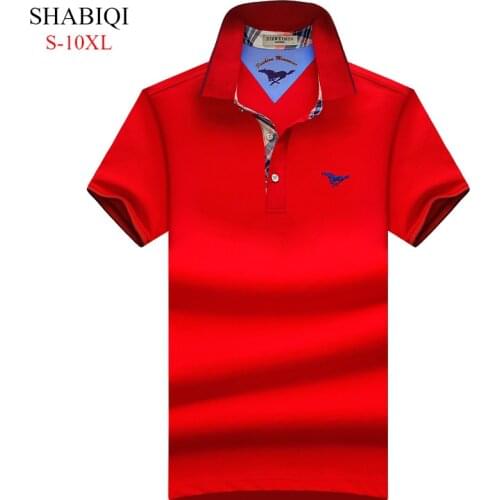 2021 Brand Clothing Polo Shirt Slim Solid Casual short sleeve Polo Homme For Men Tee Shirt Tops High Quality Cotton Shirt S-10XL