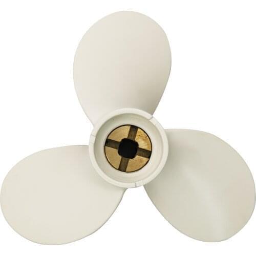9x7 1/2 for Hidea 6-8hp Aluminium propellers Pin Drive boat engine propellers Hidea boat accessories marine propellers