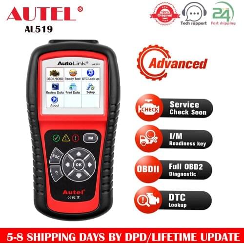 Autel AutoLink AL519 OBD2 Car Fault Code Reader Car Diagnostic Tool Automotive Scanner Automotive Scan Tool better to ELM327