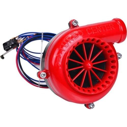 Car Red False Dump Electronic Turbine Relief Valve Compressor Turbo Center Simulated Sound