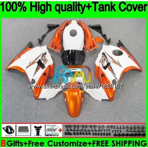+Tank For HONDA CBR 600F2 CBR600FS CBR 600 FS F2 91 92 93 94 1BS.43 Orange white CBR600 F2 CBR600F2 1991 1992 1993 1994 Fairing
