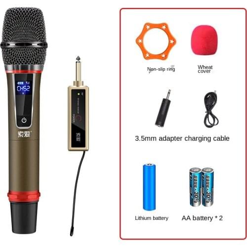 Wireless Microphone Handheld Microphones Home Outdoor Set Type Diaphragm Style Model Number Transducer Certification Package