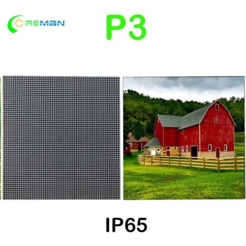 Price p3 led module 192*192mm outdoor p3 led panel waterproof RGB tv screen p3 led module