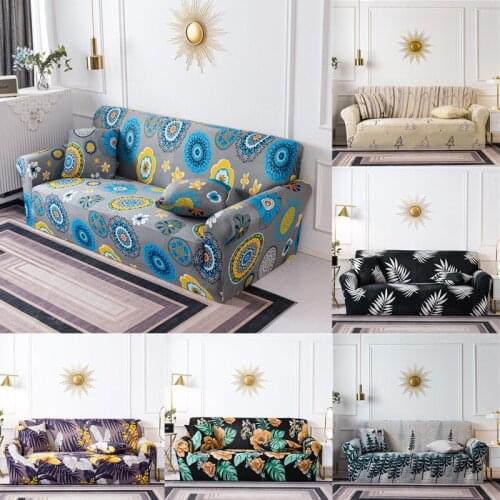 Home Sofa Cushion Cover Elastic Sofa Cover Christmas Jacquard Polyester Spandex Couch Seat Cover Loveseat Chair Slipcover