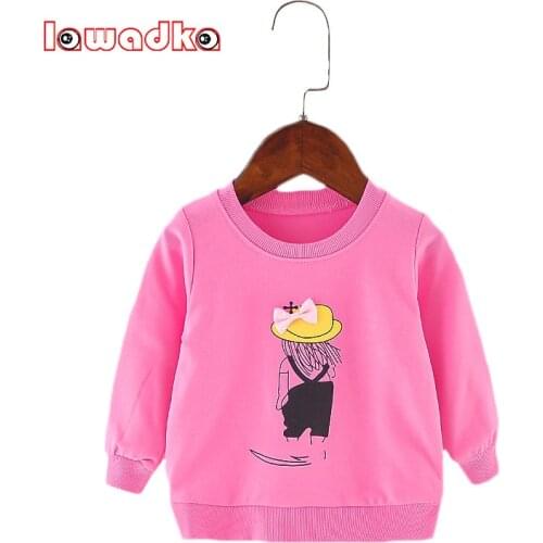 Babies Tops Baby Girl Long Sleeve Tees Cotton tshirt for Girls White T-shirt Clothes for Newborn Girls T Shirt 9M 12M 18M 24M