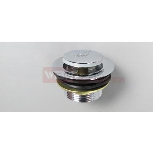 Shower room bathtub copper basket belt drainer bounce type hydathode water removal device