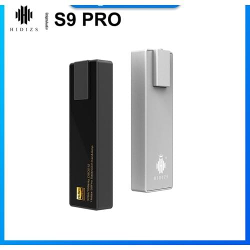 Hidizs S9 PRO ES9038Q2M Balanced Mini USB DAC AMP Headphone Amplifier DSD512 PCM 768kHz 2.5/3.5mm Output 200Mw Decoder S9PRO