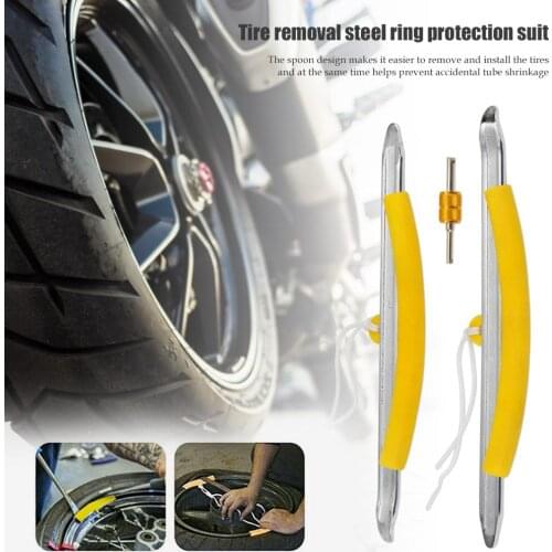 Tire Repair Tool Tire Remover Fixing Tool Tire Spoons Motorcycle Tire Iron Durable Convenient Rim Changing Protector Valve
