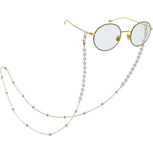 Eyeglass Strap Neck Chains Glasses Chain Fashion Sunglasses Chain On The Neck Neck Cord Glasses Slip Metal Chain for Mask
