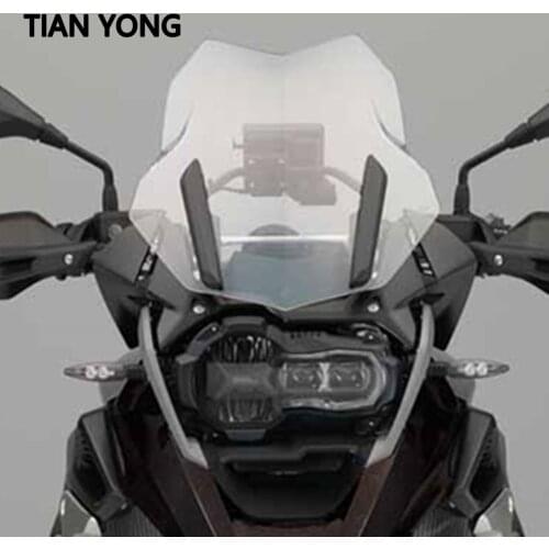 Motorcycle Windshield Wind Deflectore Windscreen Spoiler Accessories Smoke Black For BMW R1200GS 2013-2014-2015-2016-2017