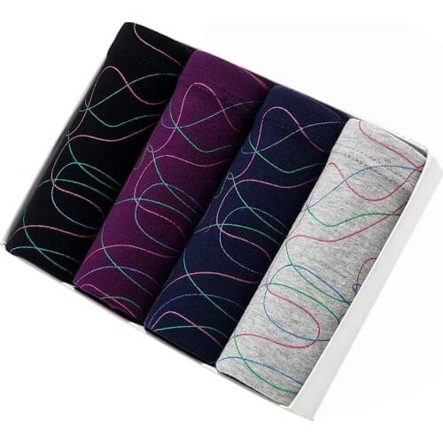 Mens Panties Cotton Boxer Men Shorts Underpants Boxer Mens Underwear Man Big Breathable Solid Flexible Shorts Boxers Homme