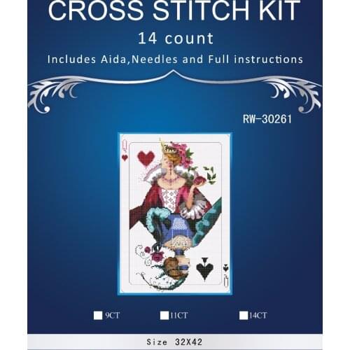 Top Quality Beautiful Lovely Counted Cross Stitch Kit Similar DIM dmc anchor japanese man cards