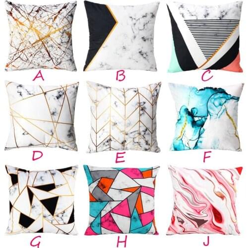 Splicing Soft Polyester Decorative Cushion Cover Pillow Pillowcase 45x45 Throw Pillowcover Home Decor Living Room Bedroom Sofa