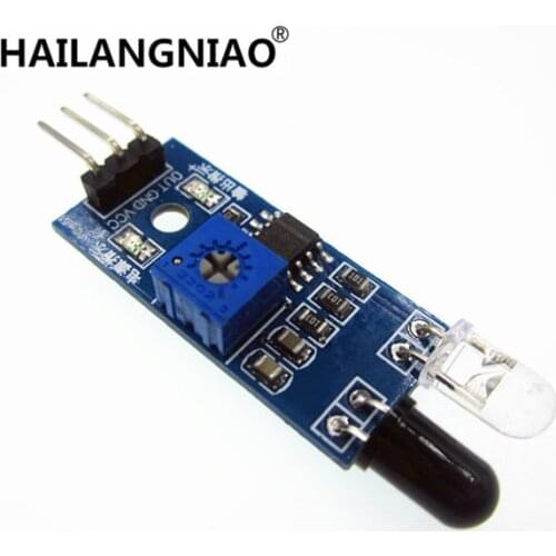1PCS New Diy Smart Car Robot Reflective Photoelectric 3pin IR Infrared Obstacle Avoidance Sensor Module
