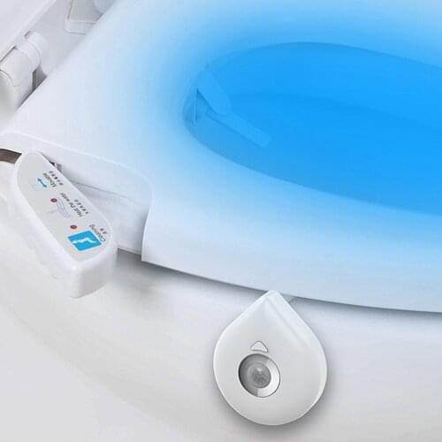 Toilet Seat Night Light 8 Colors Waterproof Backlight For Toilet Bowl LED Luminaria Lamp WC Toilet Light