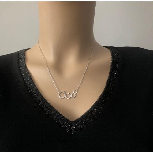 Homeland 925 Sterling Silver Necklace Women Girls Gift Jewelry Accessories Fashion Handmade Elegant Chain