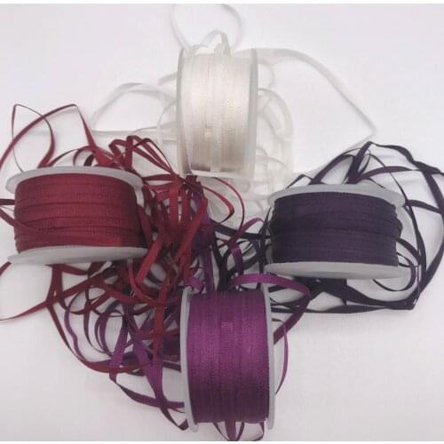 2mm, 10yards/color,silk set,100% real pure silk thin normal silk ribbons for embroidery and handcraft project,gift packing