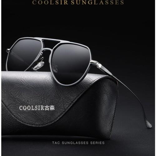 Ultra Light Aluminum Magnesium Full Frame Sunglasses Polarized Driving Mirror Sunglasses 6530