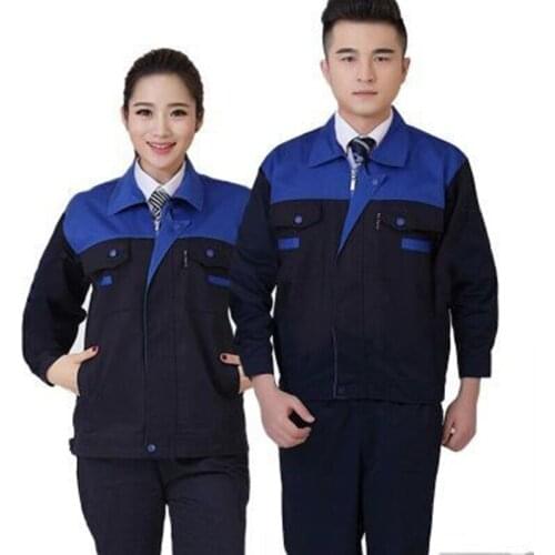 High Quality 10 colors Unisex Engineering Uniform Work Clothes long Sleeve Repairment Workshop Uniform Jacket with Pants