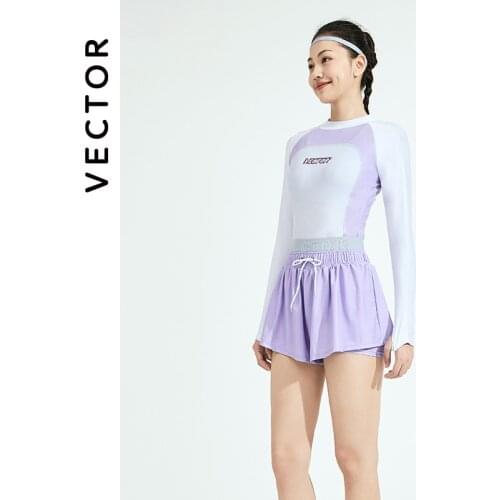 VECTOR Surfing Sunscreen Womens Swimwear 2021 Long-Sleeved Swimsuit UPF 50+ Snorkeling Women Bathing Suits Top and Trousers