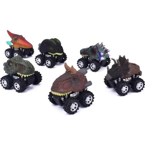 1Pc Baby Pull Back Dinosaur Car Toy Mini Dino Car Dinosaur Vehicle Kids Toys Tyrannosaurus Action Figure Children Christmas Gift