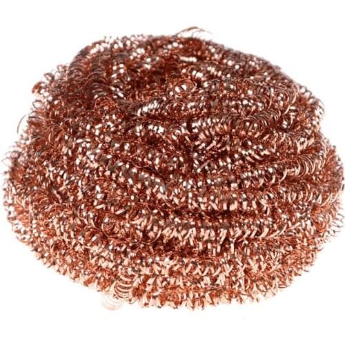 1PC Copper Cleaning Wire Soldering Solder Iron Tip Sponge Balls Soldering Solder Iron Tip Cleaner Kitchen Cleaning Tool