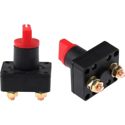 1Pc Battery Disconnect Kill Selector Switch 60V 100A Master Disconnect Rotary Cut Off Isolator Kill Auto Car Switch Accessories