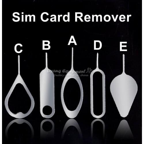 10pcs/lot Smartphone Take Sim Card Remover Tool Pin Needle Replacement Parts for iPhone