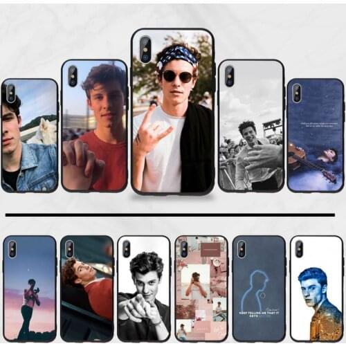 Shawn Mendes Coque Shell Soft black Phone Case For iphone 5 5s 5c se 6 6s 7 8 plus x xs xr 11 pro max