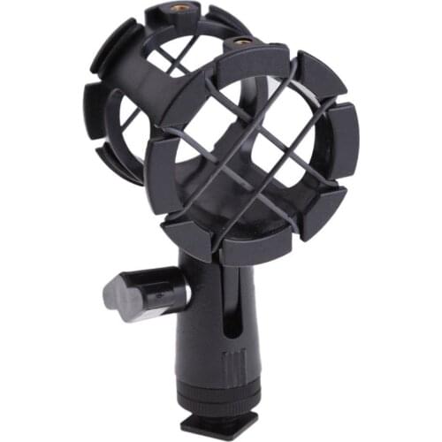 Camera Shock Mount Suspension Holder With Hot shoe For Microphone Mic camera tripod