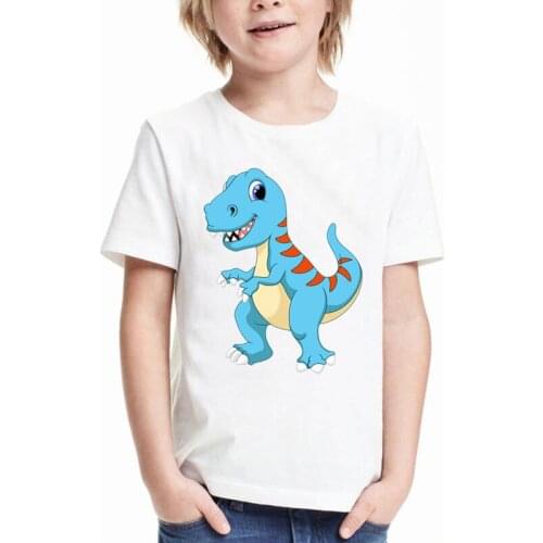 Kids Cute Dinosaur T Shirt for Boys Kid T-shirt Girls Clothes Childrens Clothing Tshirt Girl Cute Anime Graphic Tee Short Sleeve