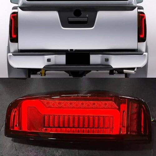 For Nissan Navara D40 Frontier 2005 -2015 Car styling LED Taillight Red Rear Tail Light Brake Lamp brake light warning lamp