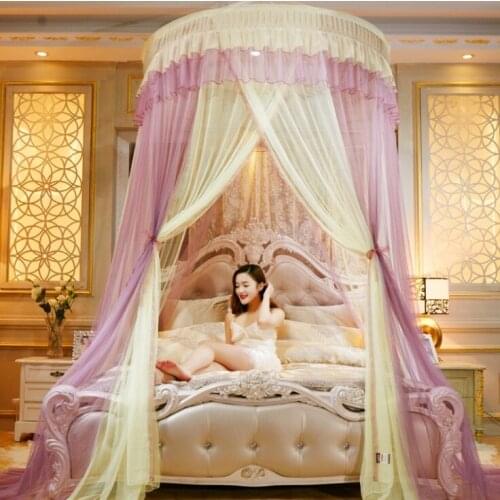 Elegant Hung Dome Mosquito Nets For Summer Polyester Mesh Fabric Home Textile Wholesale Bulk Accessories Supplies Products