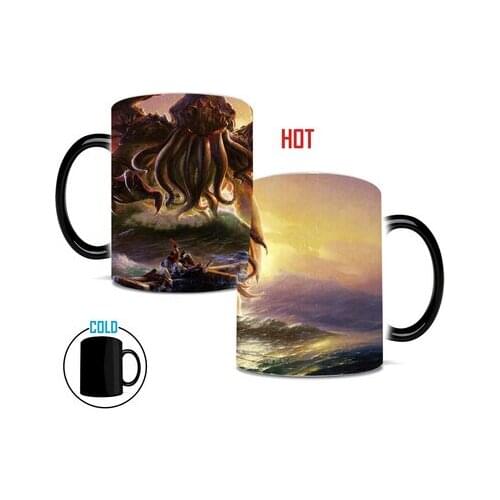 Cusululhu Love Craftsman Mug Color Changing 320ml Coffee Ceramic Mug Cup Birthday Gift Mug